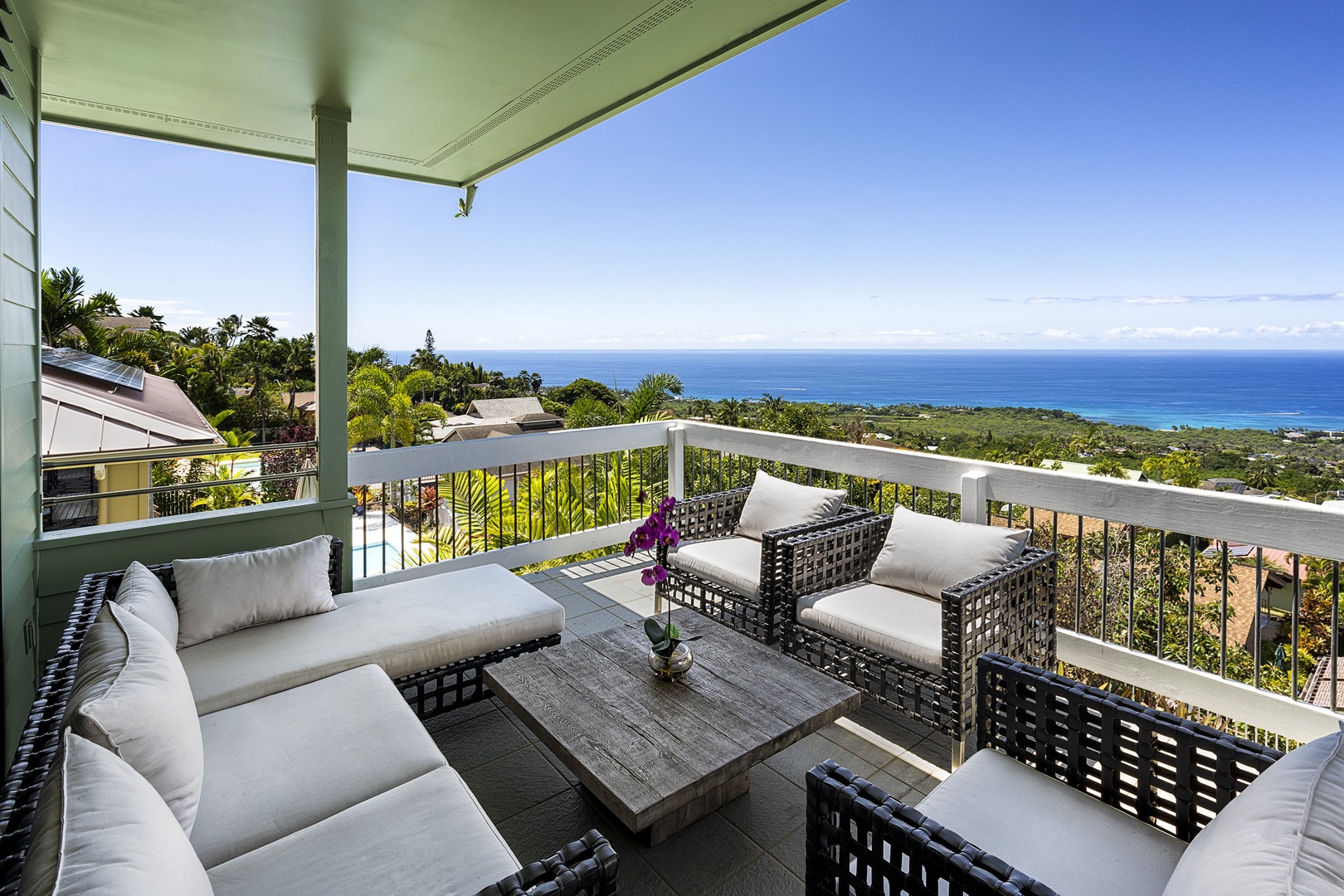 Kailua Kona Vacation Rentals, Ho'o Maluhia - Outdoor comfortable seating