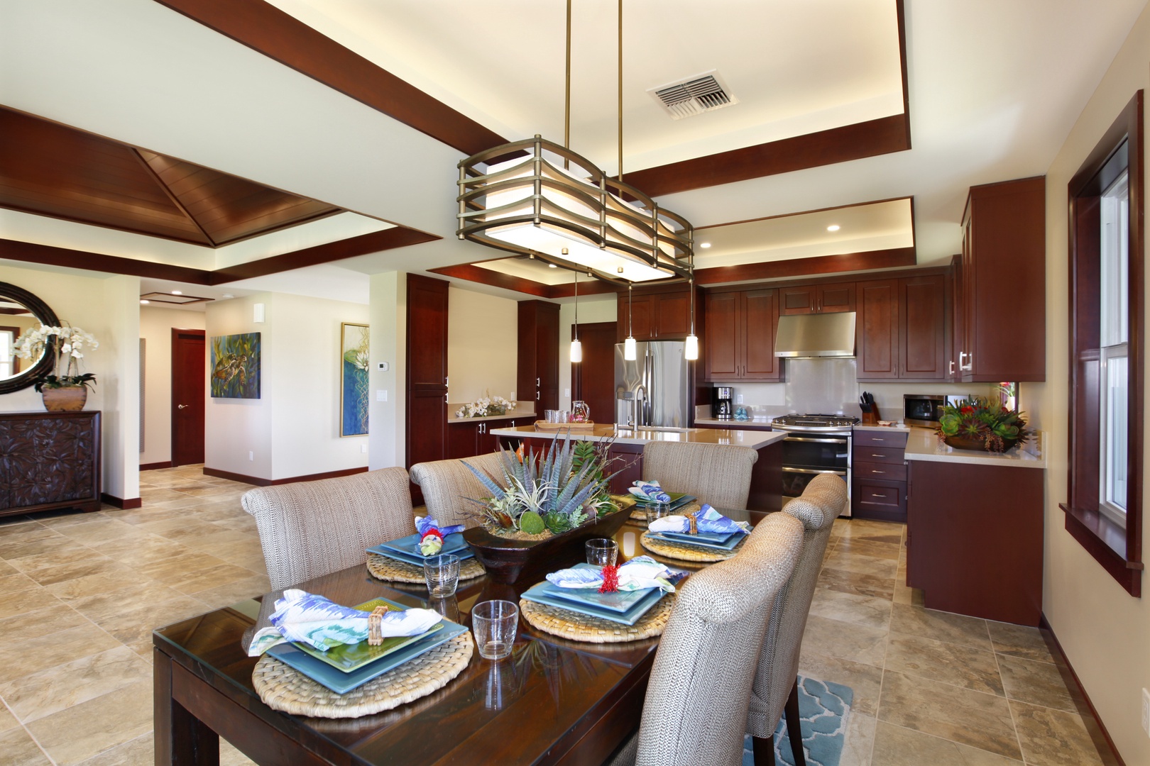 Koloa Vacation Rentals, Kiahuna Lani at Poipu - Dining area with seating for 6