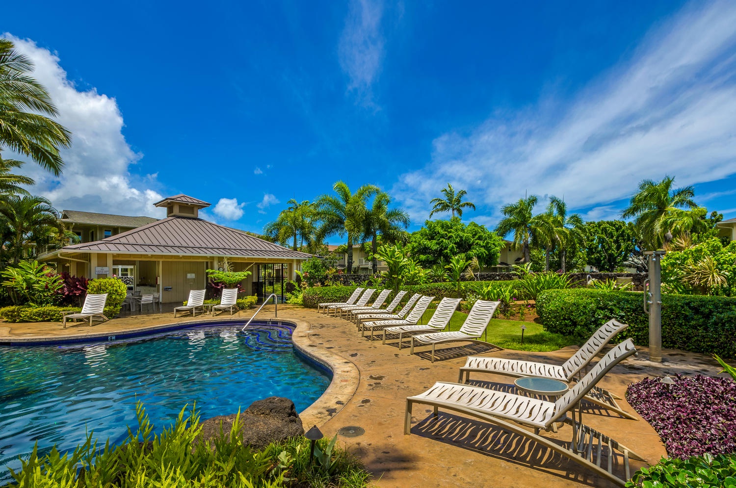 Princeville Vacation Rentals, Leilani Villa - Community pool