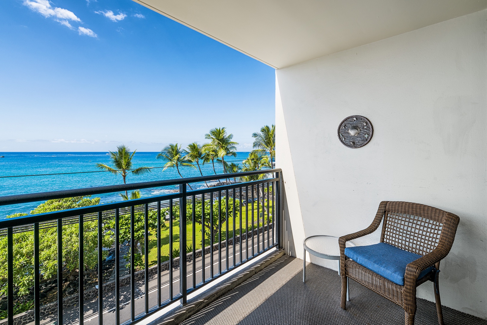 Kailua Kona Vacation Rentals, Kona Alii 304 - Balcony with Ocean view