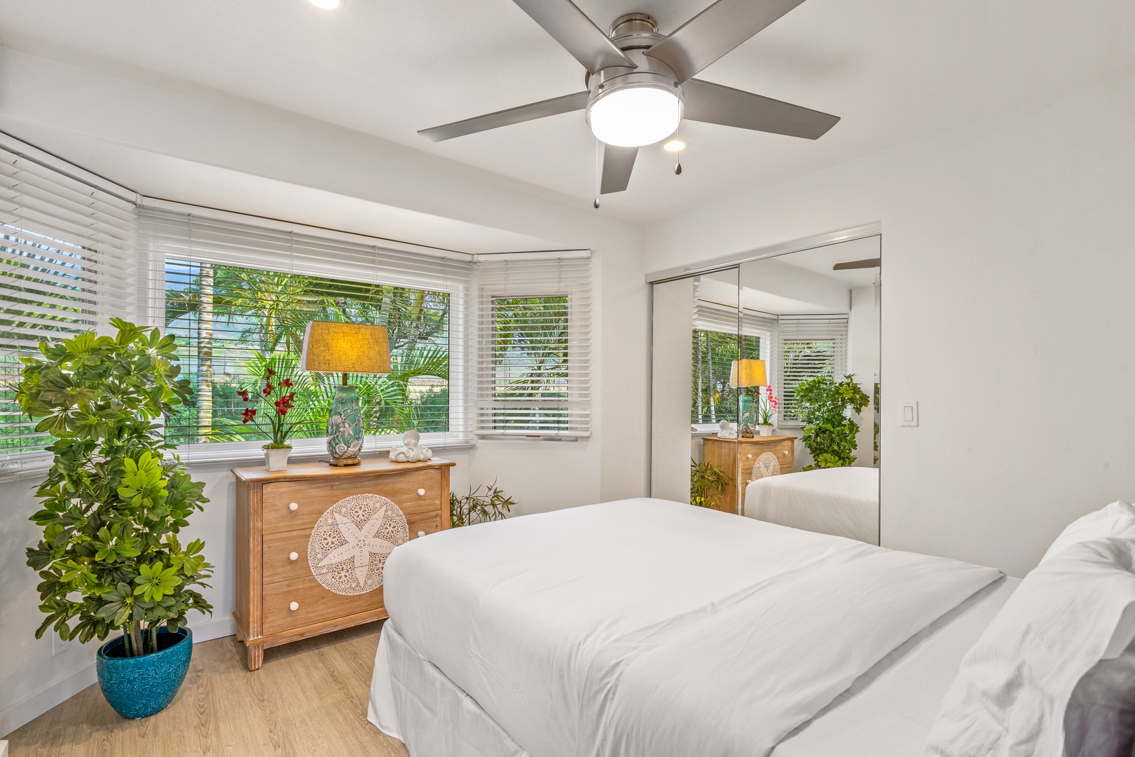 Lahaina Vacation Rentals, Puamana 254-2 - The second guest suite boasts the serene garden views!