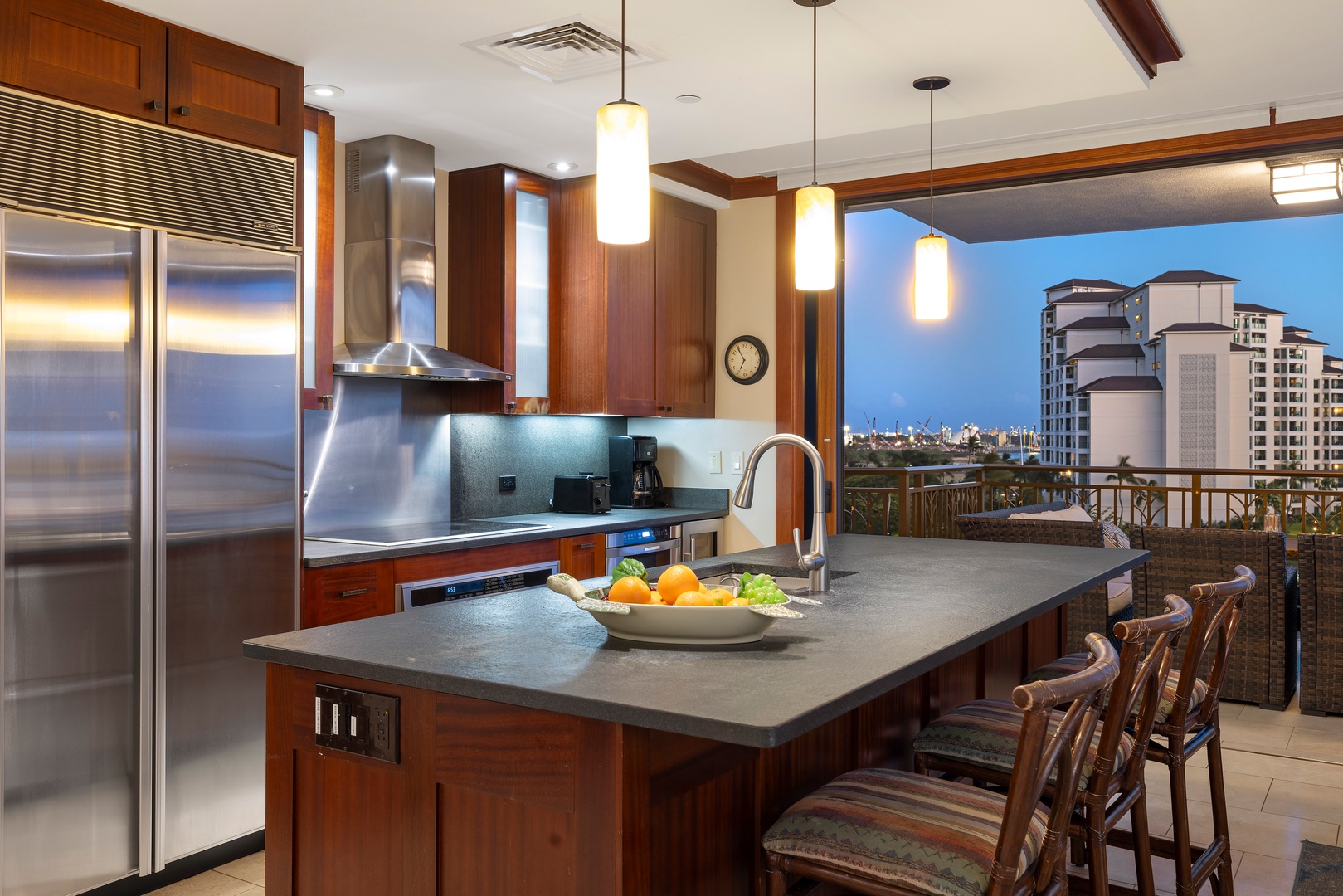 Kapolei Vacation Rentals, Ko Olina Beach Villas O724 - A Roy Yamagucci designed kitchen for your culinary adventures.