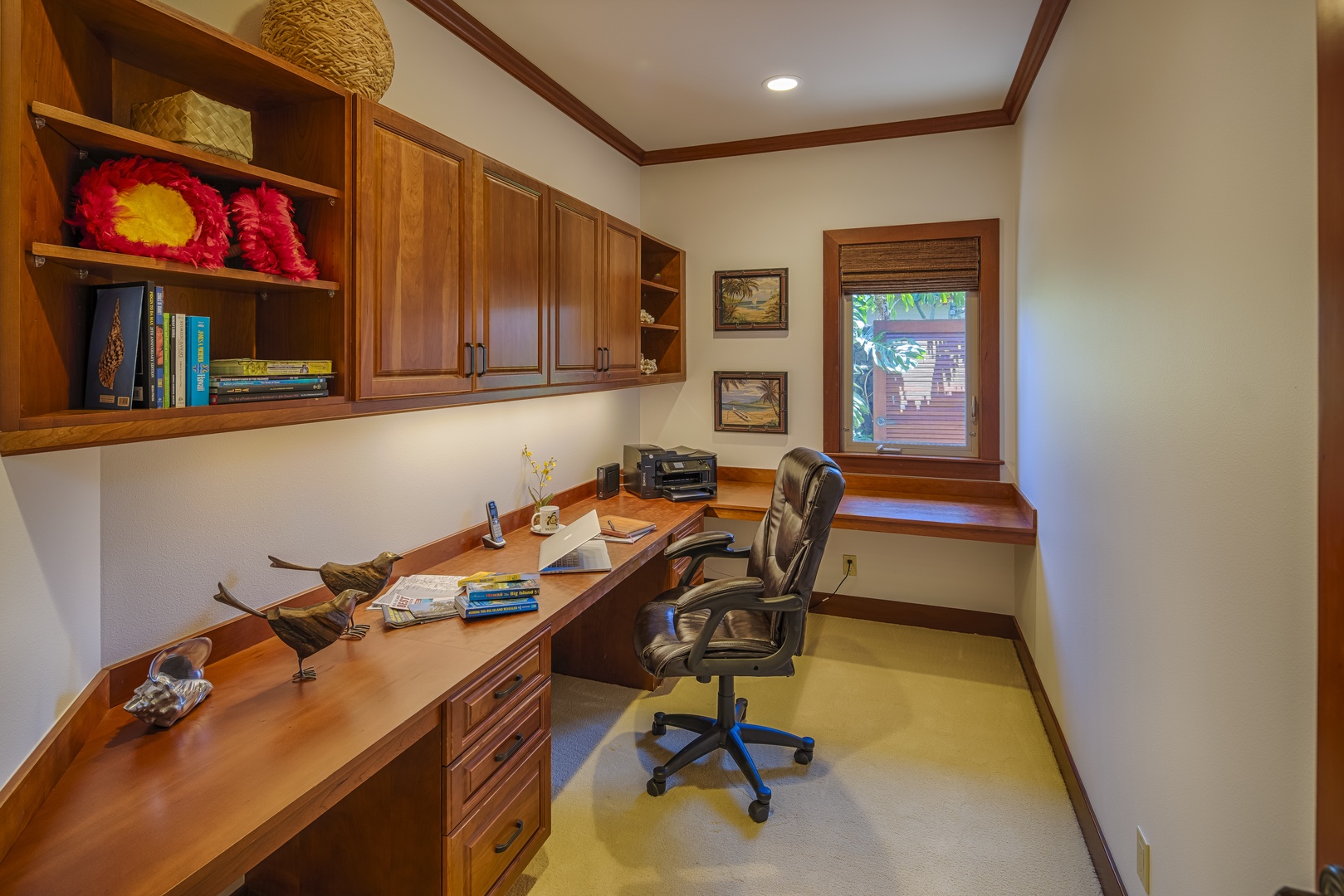 Kamuela Vacation Rentals, Villages at Mauna Lani Resort Unit # 728 - Office for catching up or planning your Big Island Excursions