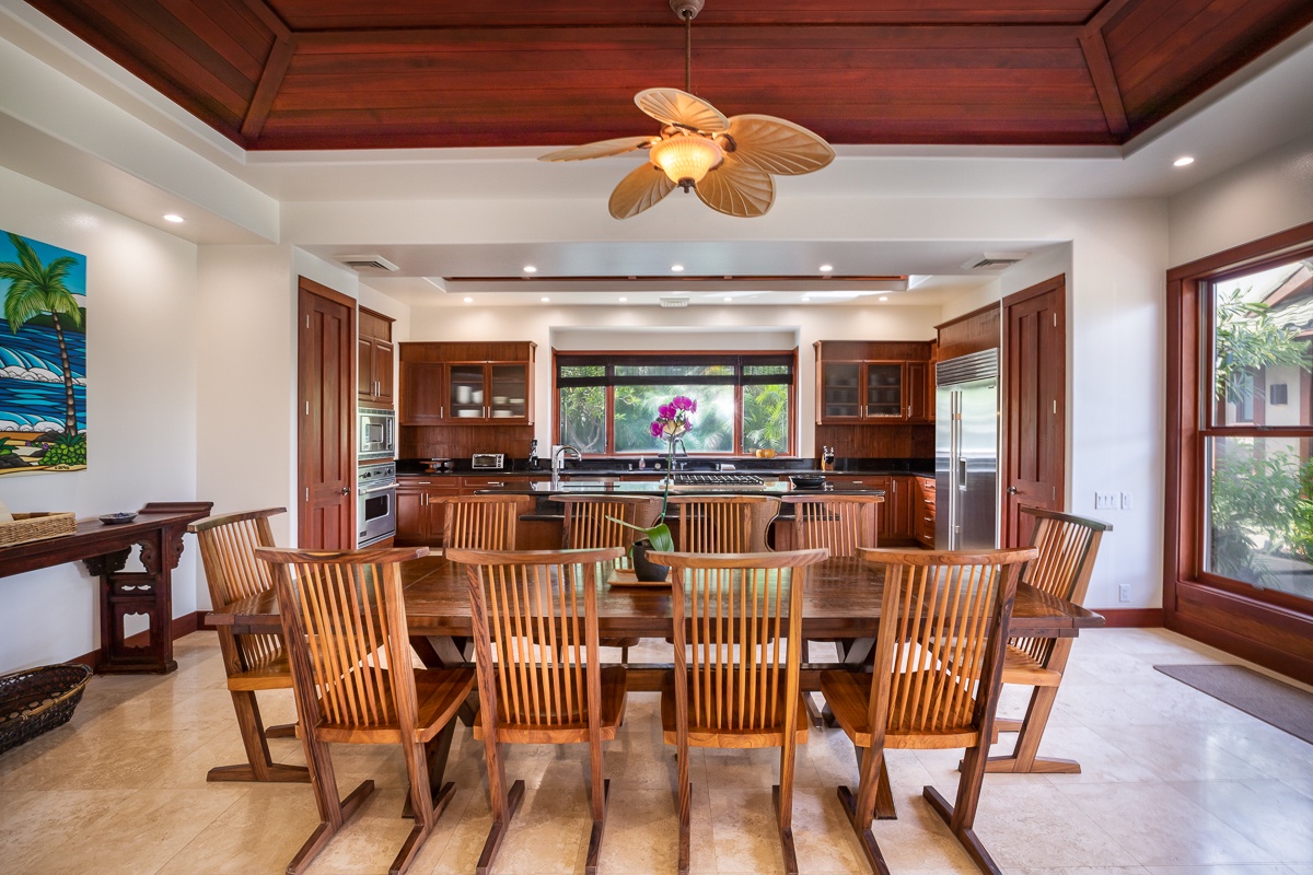 Kamuela Vacation Rentals, Mauna Lani Champion Ridge 22 - Huge dining space