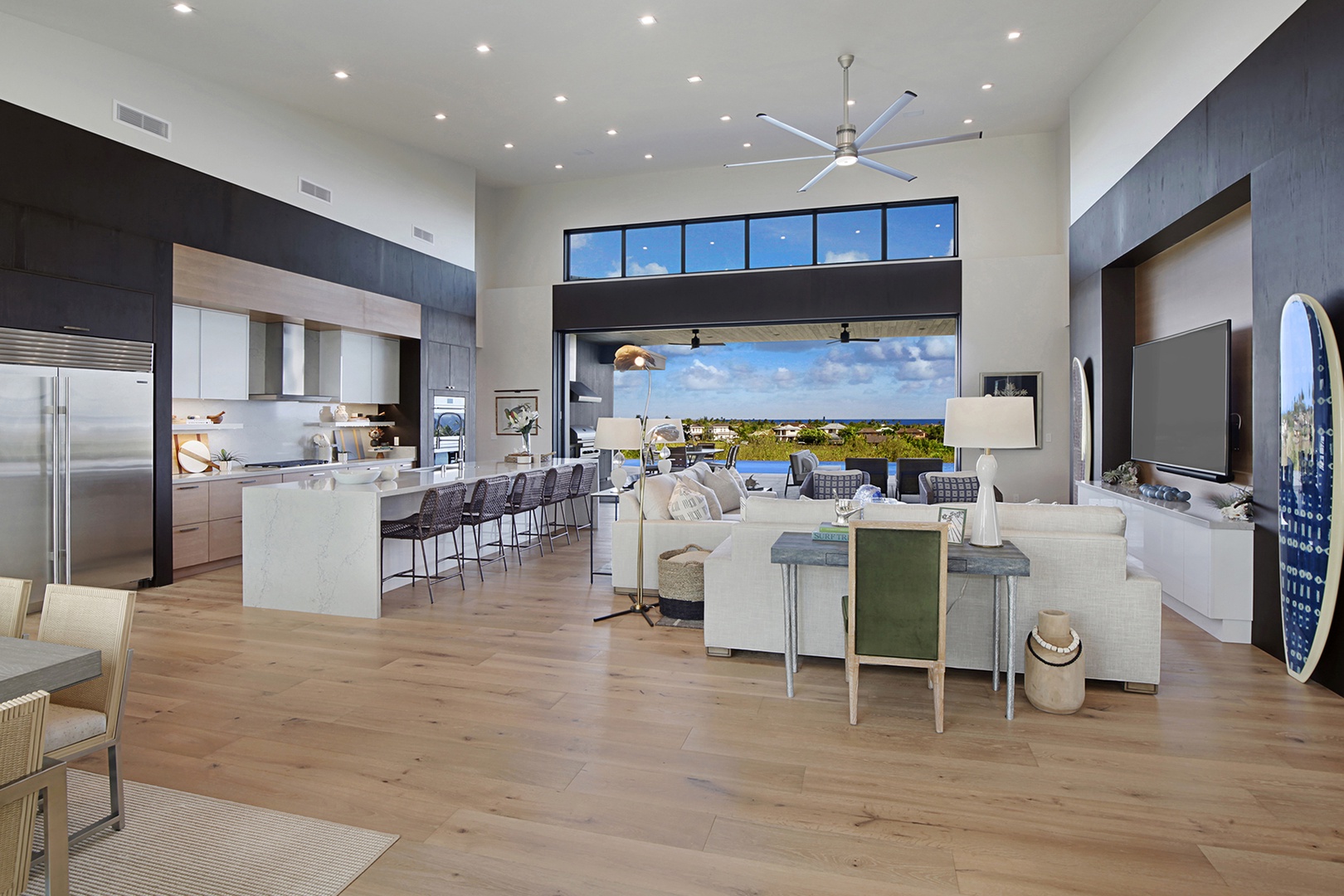Koloa Vacation Rentals, Hale Mahina Hou - Endless relaxation awaits with panoramic views from indoor to outdoor living spaces and infinity pool