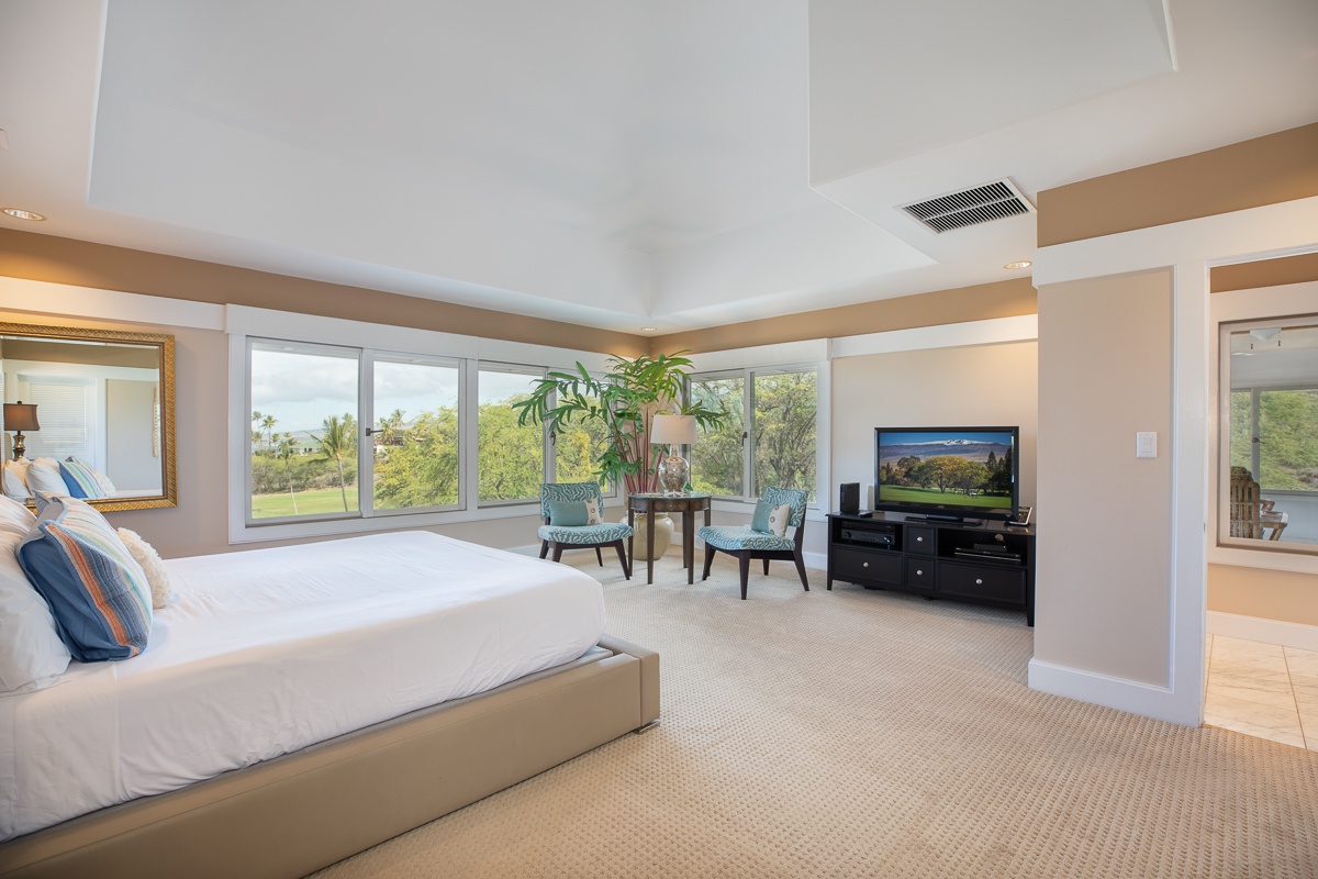 Kamuela Vacation Rentals, White House By The Sea* - Ocean views from bedroom