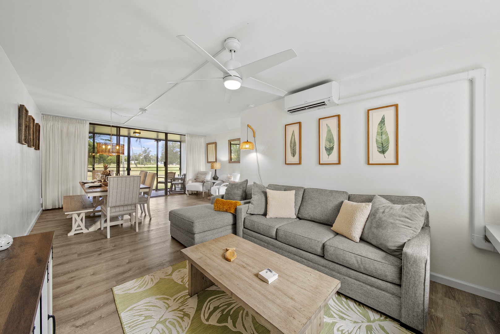 Kahuku Vacation Rentals, Kuilima Estates West #85 - Enjoy seamless flow and connection with an open floorplan.