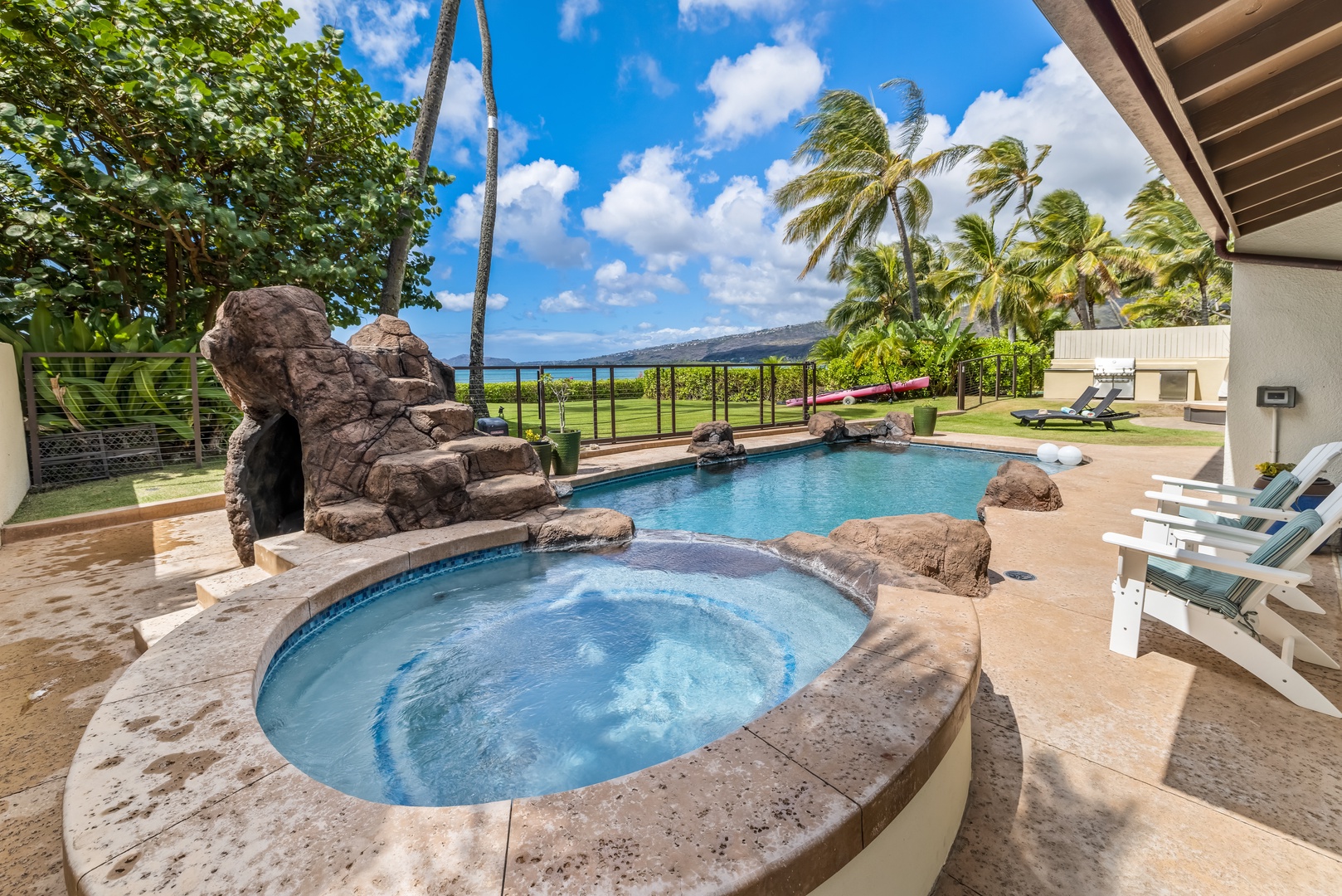 Honolulu Vacation Rentals, Nanea Kai Villa - Relax in the private hot tub or take a dip in the pool!