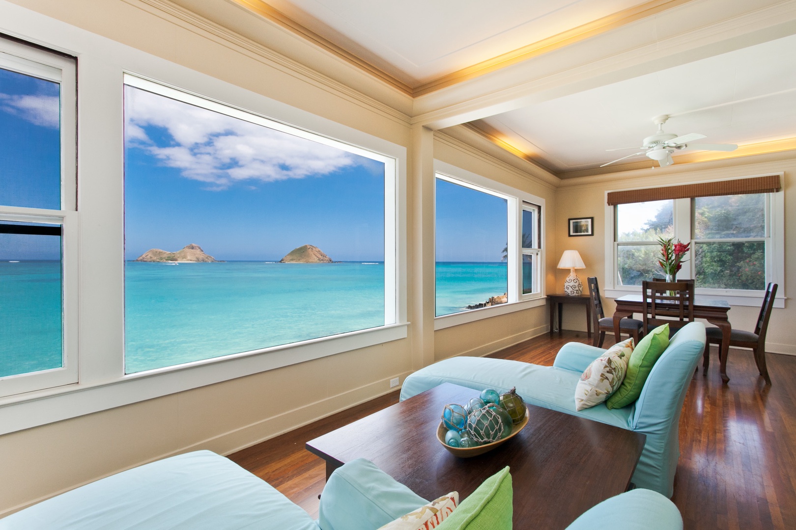 Kailua Vacation Rentals, Hale Mahina Lanikai* - Gather at Hale Mahina Lanikai, your 4BR oceanfront luxury retreat.