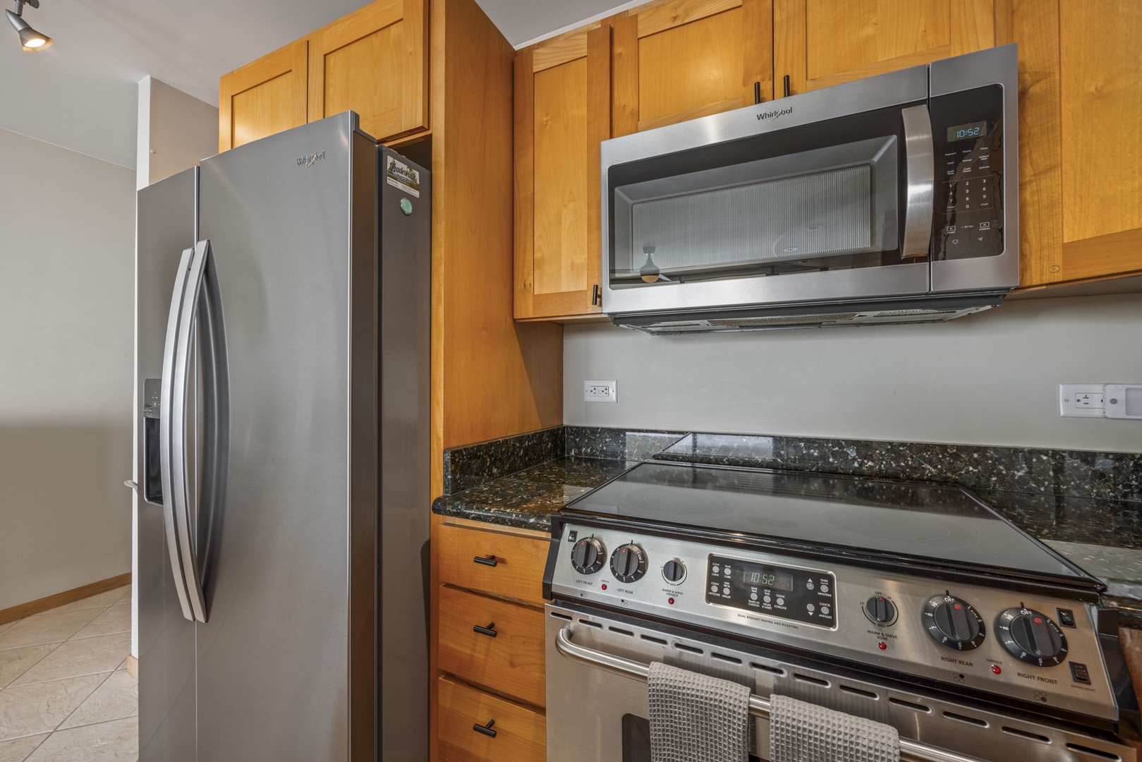 Wailuku Vacation Rentals, Milowai 310 - Stock the full-size stainless fridge and thoughtful appliances for the meals you decide to eat in.