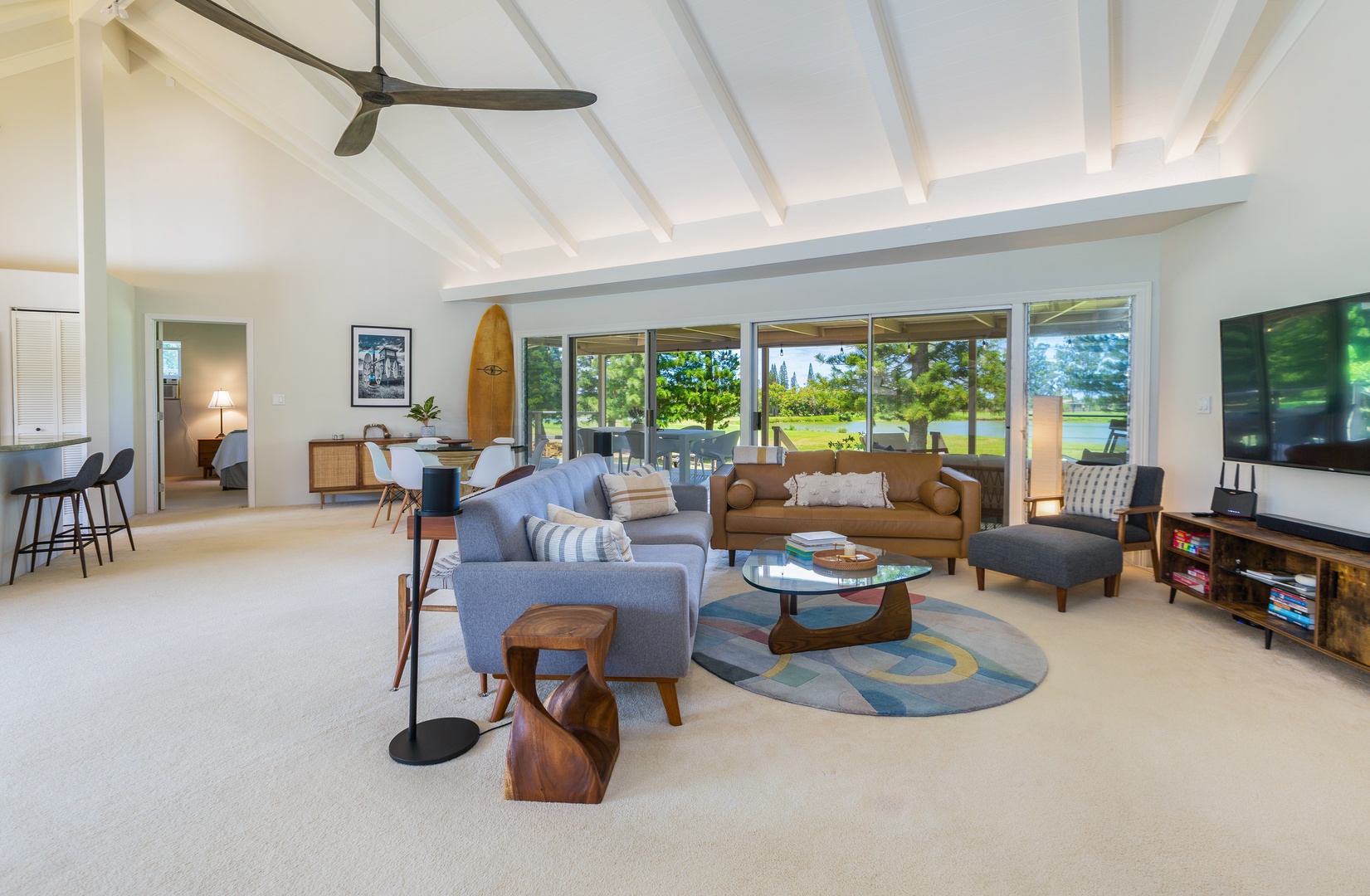 Princeville Vacation Rentals, Wai Puna - This 3 bedroom, 2 bath home sleeps up to 6 guests and is situated on a quiet cul de sac in the resort community of Princeville on the island of Kauai’s North Shore
