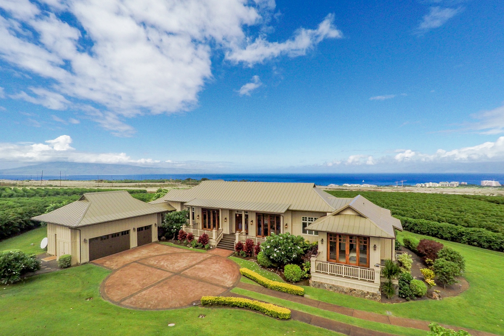 Lahaina Vacation Rentals, Rainbow Hale Estate* - Aerial View of Rainbow Hale Estate