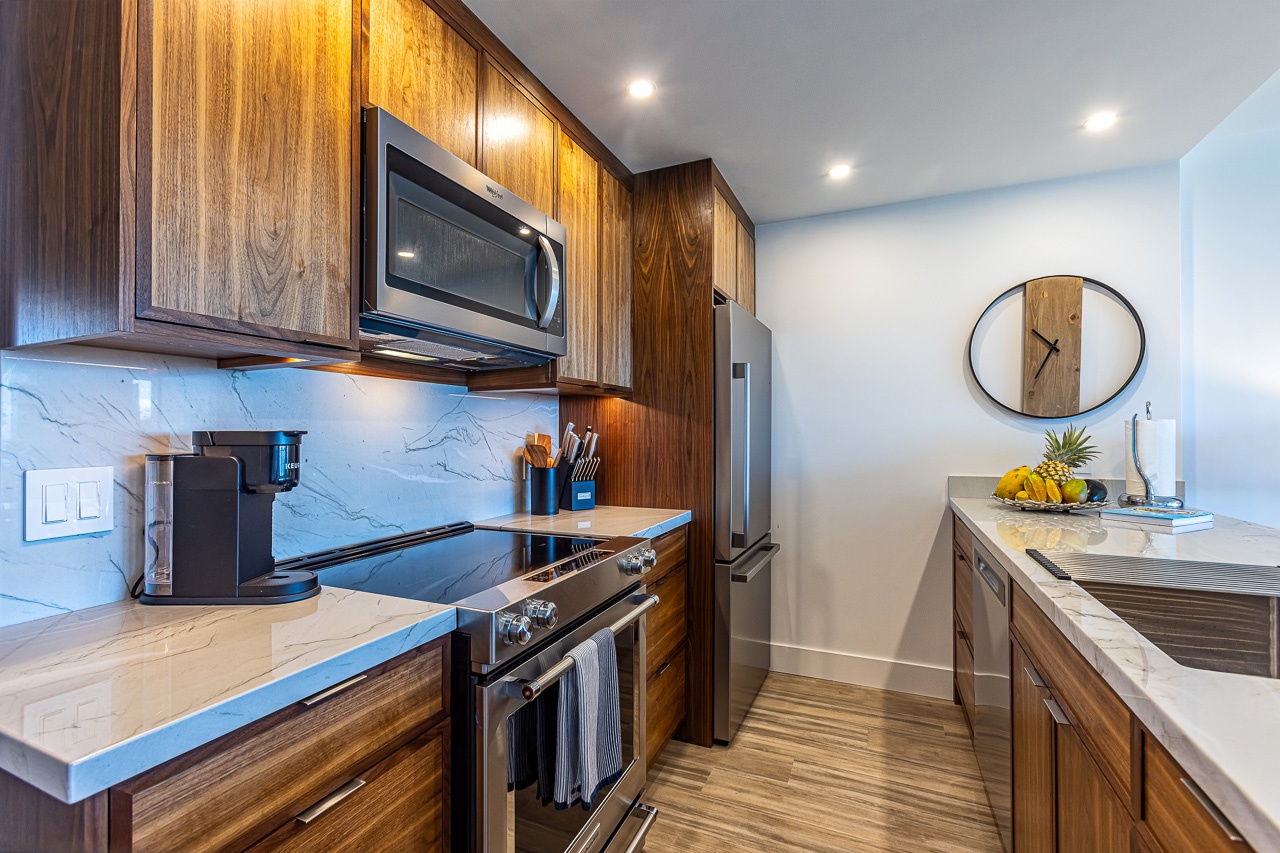 Kihei Vacation Rentals, Kamaole Beach Royal 610 - The coffee maker's ready when the first person wakes up.