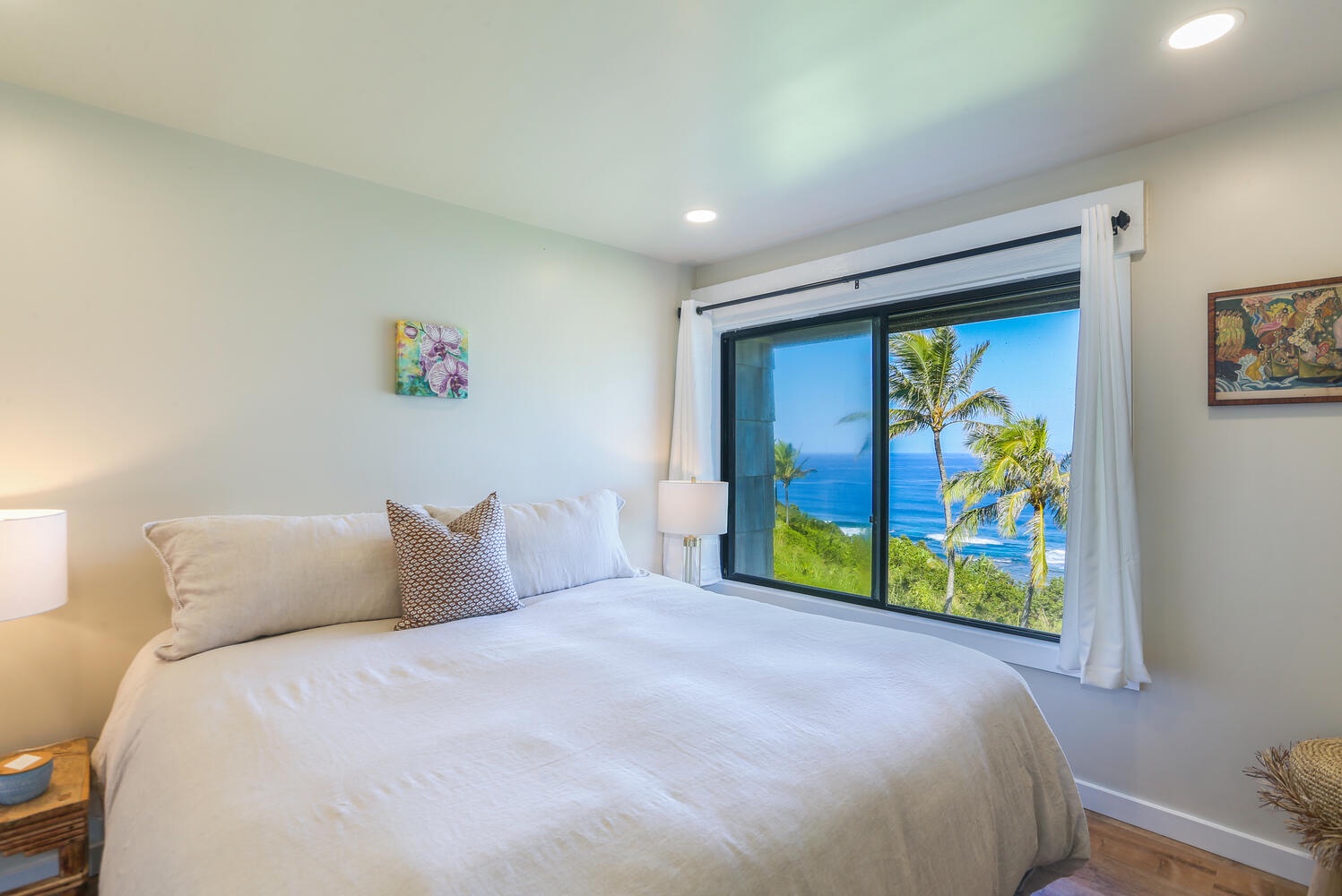 Princeville Vacation Rentals, Sealodge J8 - Guest a good night's rest and wake up to this beautiful view