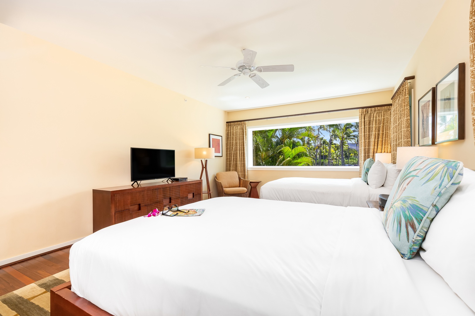 Kahuku Vacation Rentals, Turtle Bay Villas 201 - HD Smart TVs are available in all four bedrooms to ensure that every guest can enjoy some downtime.
