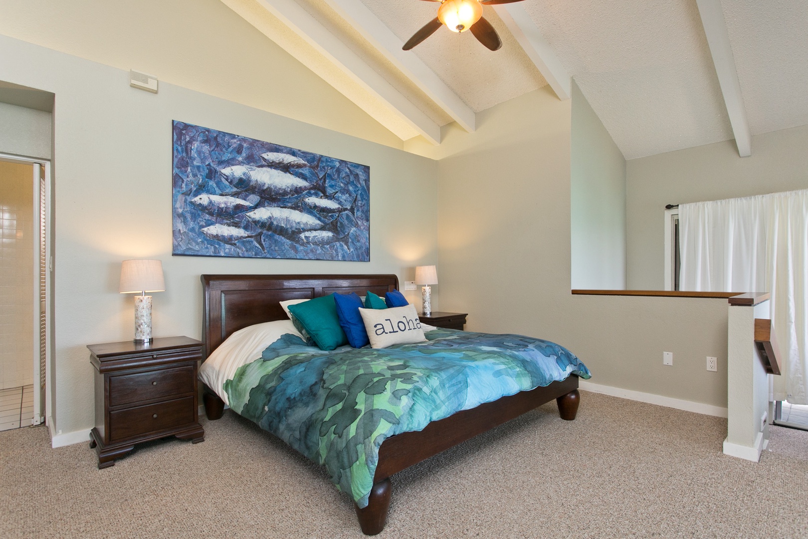 Kailua Vacation Rentals, Hale Kolea* - Drift off to sleep in the primary suite with a plush king bed.