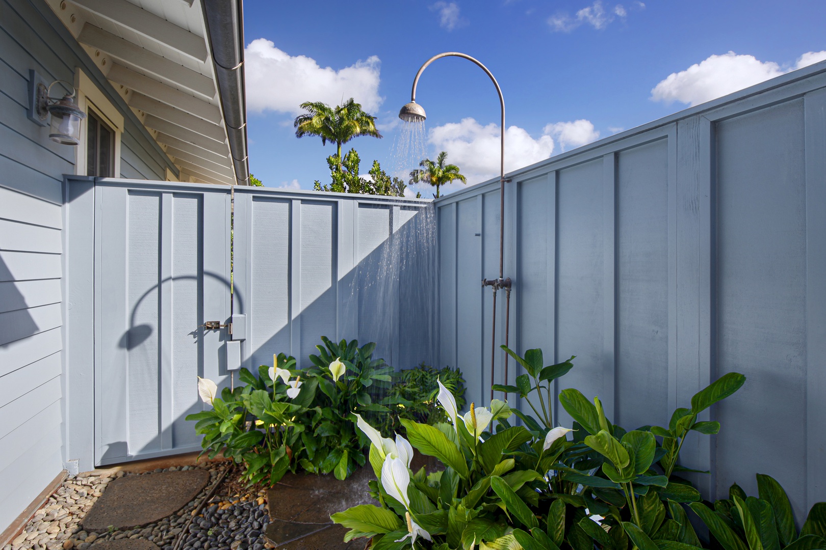 Koloa Vacation Rentals, Ulu Hale at Kukui'ula - Outdoor Shower off Primary Bathroom