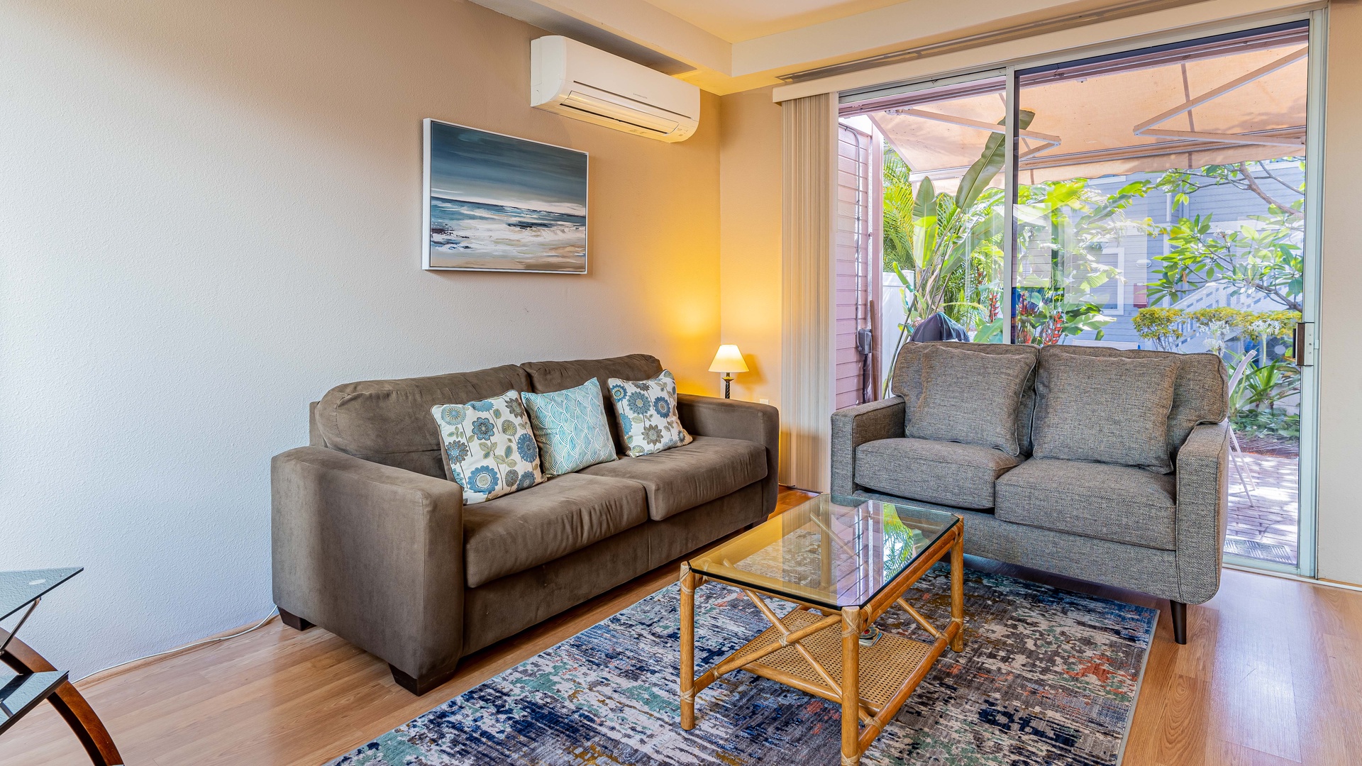 Kapolei Vacation Rentals, Fairways at Ko Olina 33F - Sink in to the plush surroundings and enjoy movie night or the big game.