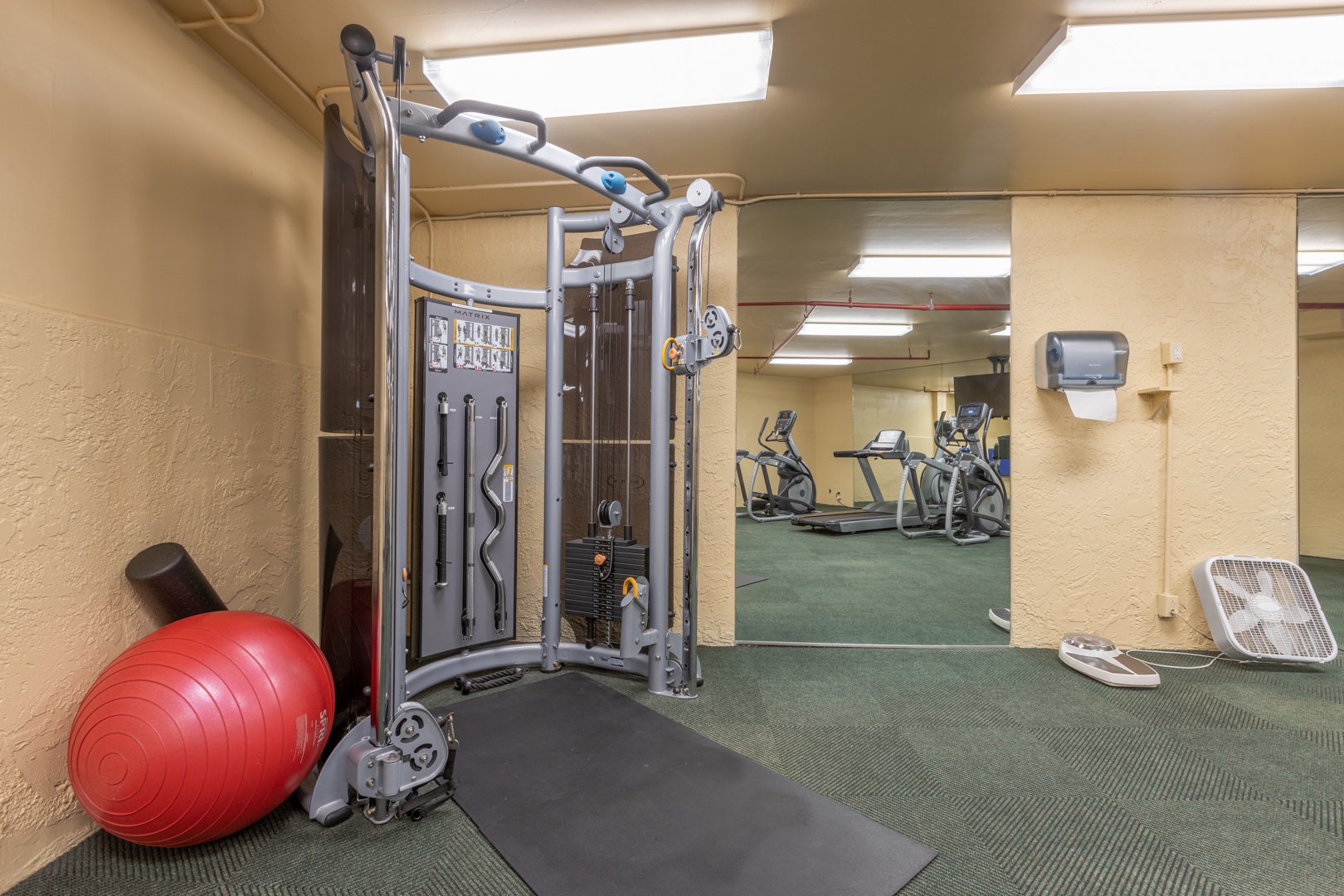 Lahaina Vacation Rentals, Royal Kahana 308 - The fitness center includes a variety of equipment for both strength training and cardio exercises.