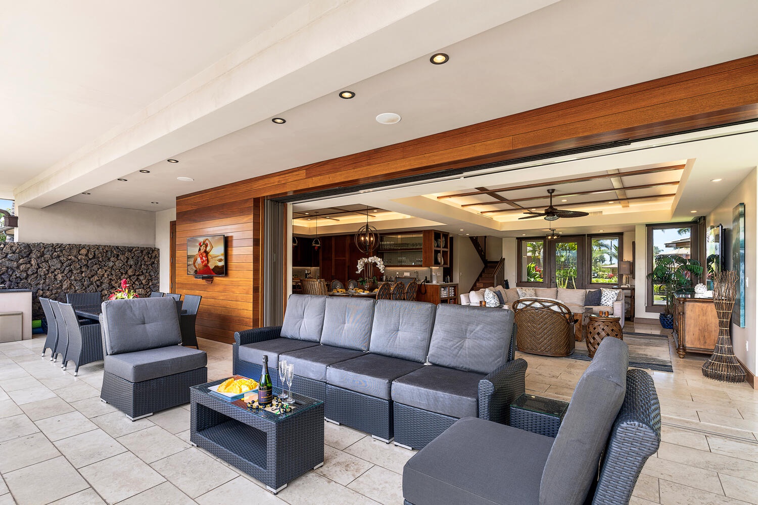 Kamuela Vacation Rentals, Laule'a Ohana Retreat - Perfect for morning coffee, afternoon reading, or sunset cocktails under the Hawaiian sky at Laule'a #13.
