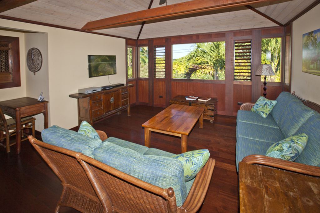 Hanalei Vacation Rentals, Hale Ylang Ylang TVNC-5108* - Living area