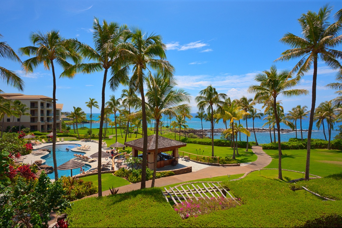 Kapalua Vacation Rentals, Ocean Dreams Premier Ocean Grand Residence 2203 at Montage Kapalua Bay* - Overlooking the Swimming Pools From Ocean Dreams 2203