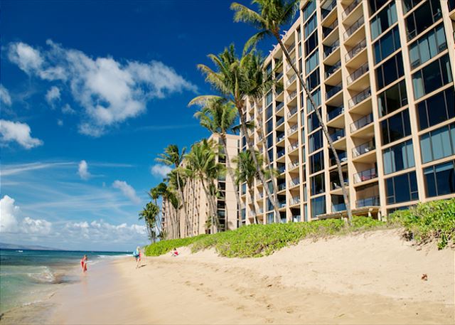 Lahaina Vacation Rentals, Mahana 1119 - Step right onto the sandy shores from this beachfront property, offering unbeatable views and direct beach access for the perfect tropical getaway.