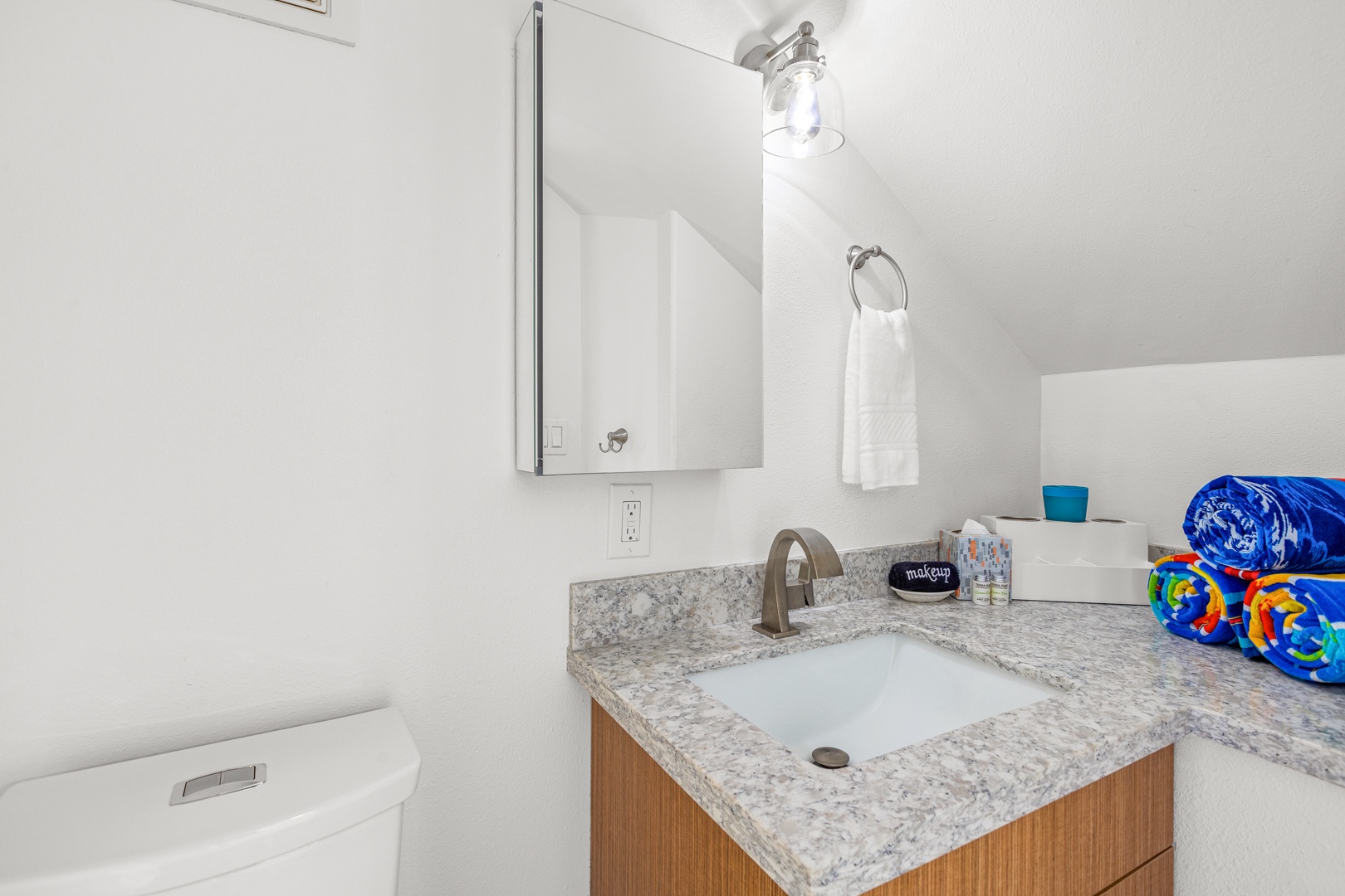 Lahaina Vacation Rentals, Puamana 254-2 - An ensuite bathroom for convenience.