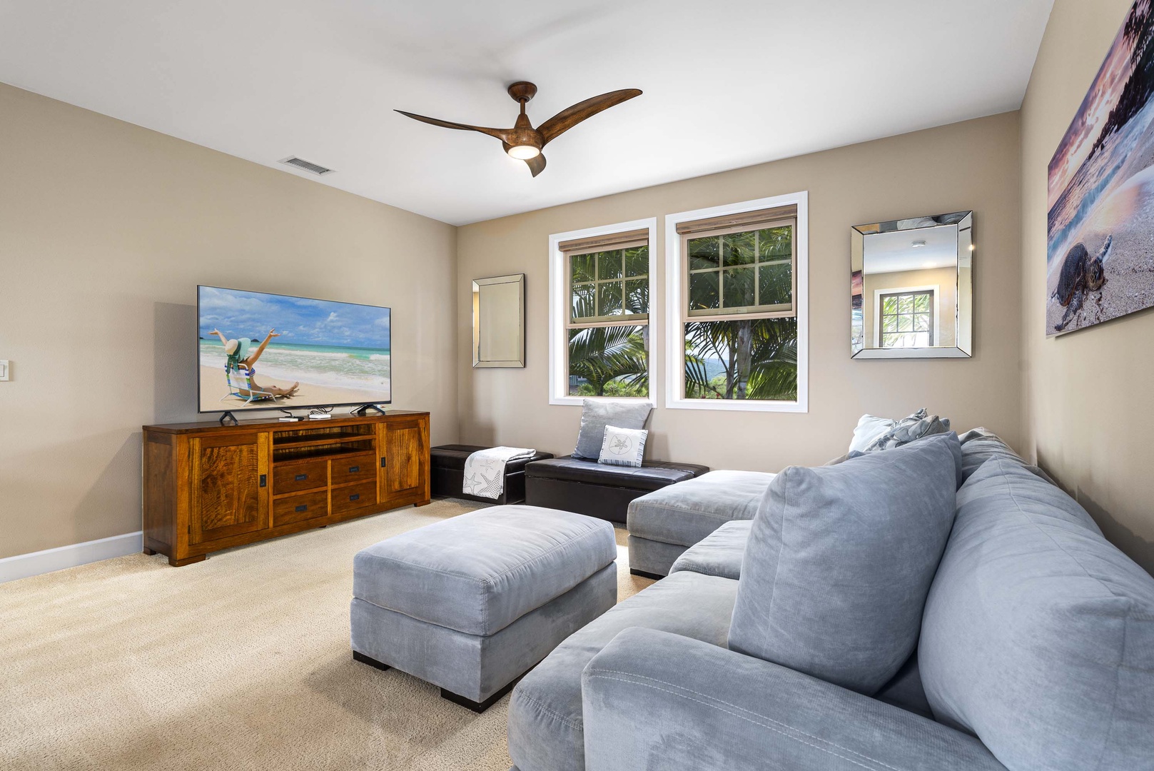 Kailua Kona Vacation Rentals, Holua Kai #20 - Smart TV equipped and perfect for common area slumber party!