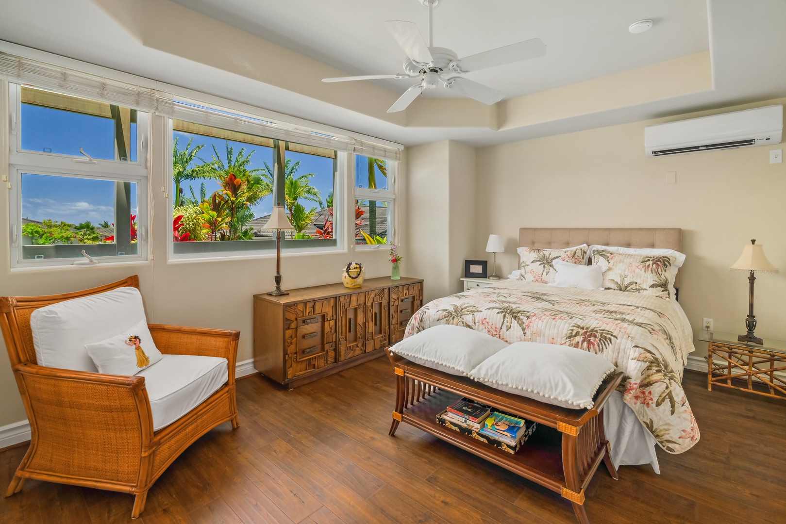 Princeville Vacation Rentals, Noelani Kai - The lower-level suite is a haven for relaxation