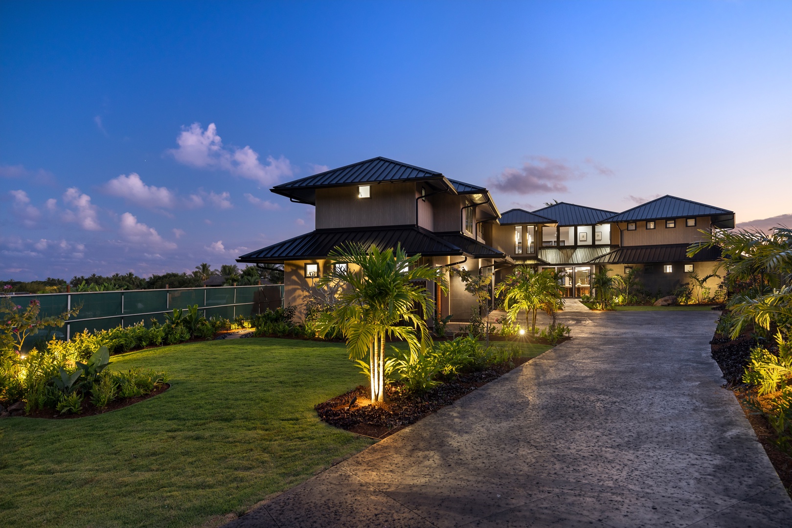 Koloa Vacation Rentals, Hale o ka Nene - Evening strolls along the estate’s manicured grounds set a serene tone for your unforgettable stay.