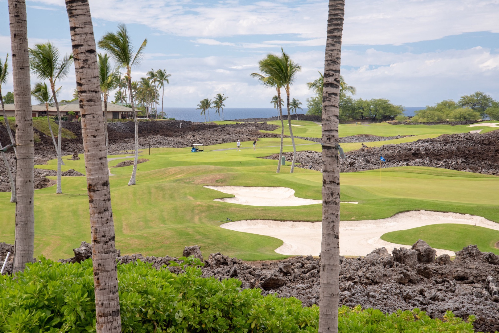 Kamuela Vacation Rentals, 3BD OneOcean (1C) at Mauna Lani Resort - Ocean & Golf Course View from your Private Backyard