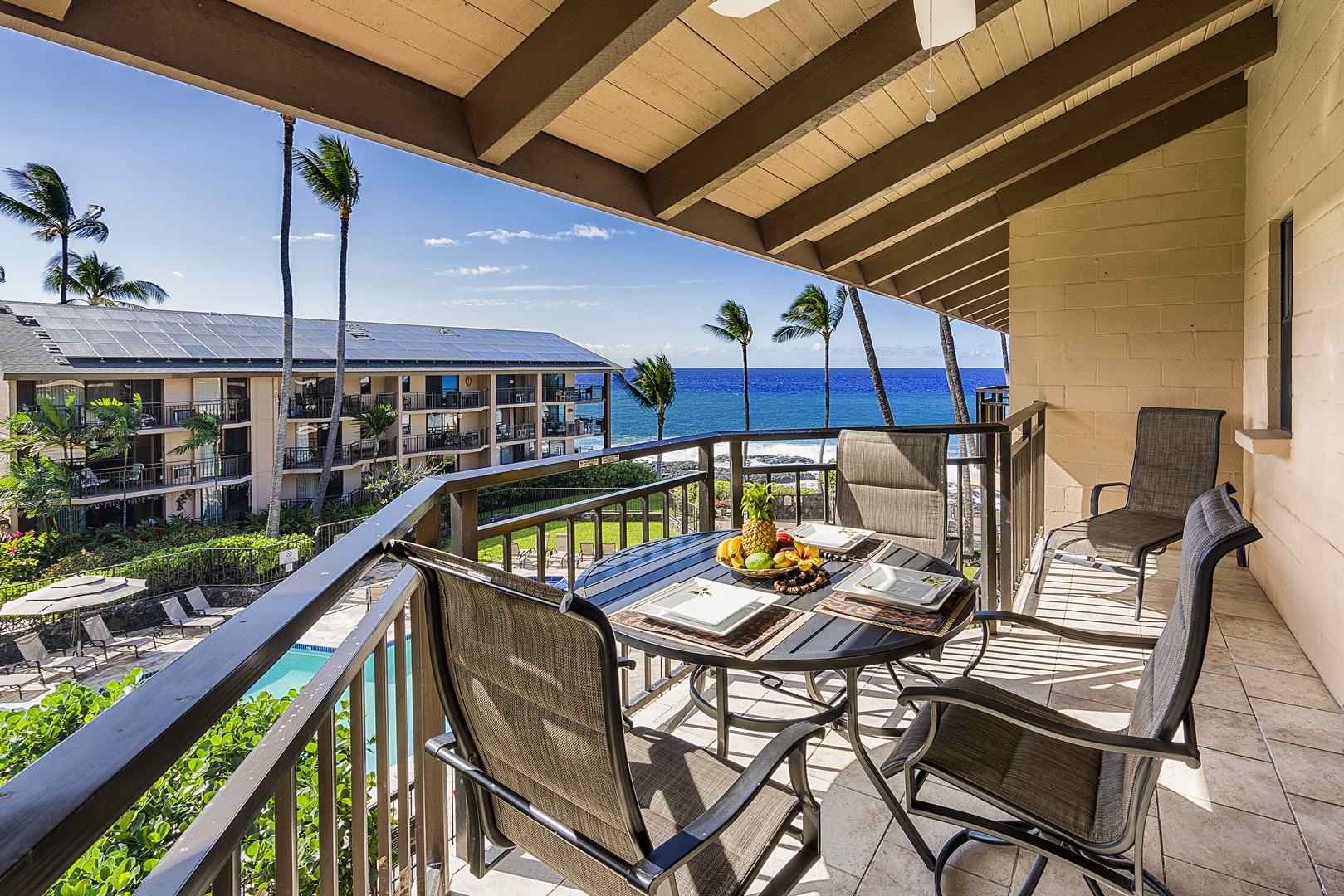 Kailua Kona Vacation Rentals, Kona Makai 6305 - Comfortable Lanai
