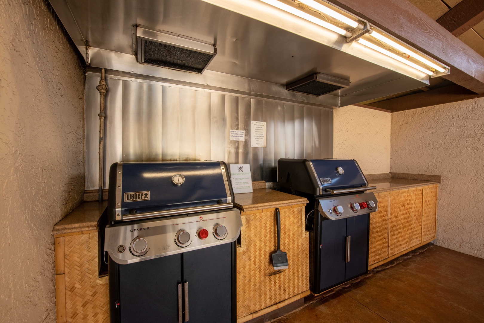 Waikoloa Vacation Rentals, Waikoloa Villas A107 - Two professional-grade gas grills at Cabana A let you whip up everything from burgers to fresh island seafood in style.