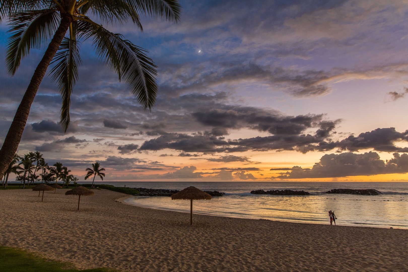 Kapolei Vacation Rentals, Ko Olina Beach Villa B604 - Sunsets over the Pacific Ocean at Ko Olina Beach Villas.