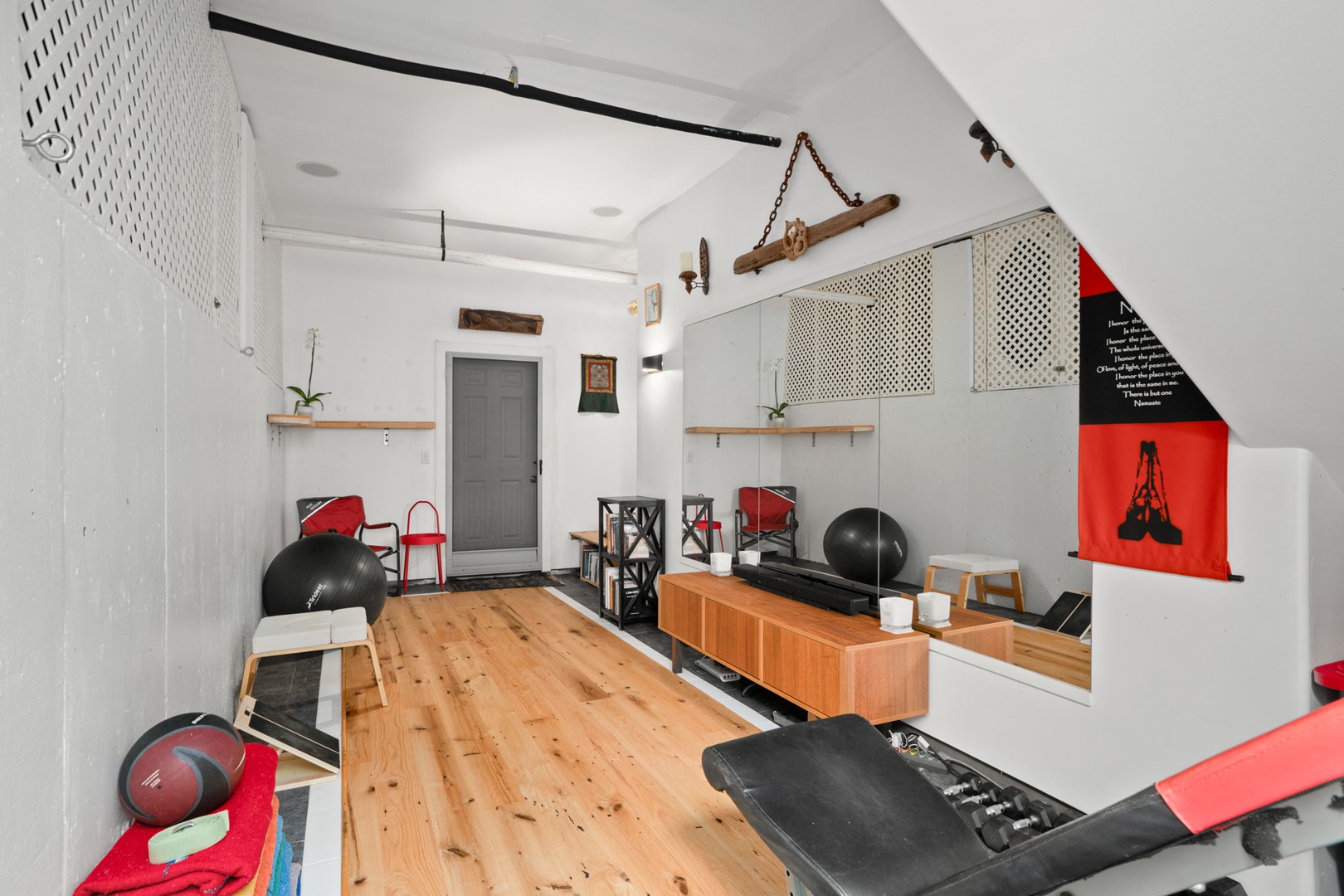 Princeville Vacation Rentals, Kaiulani #8 - Keep up the workout routine in a room set aside for weights and stretching.