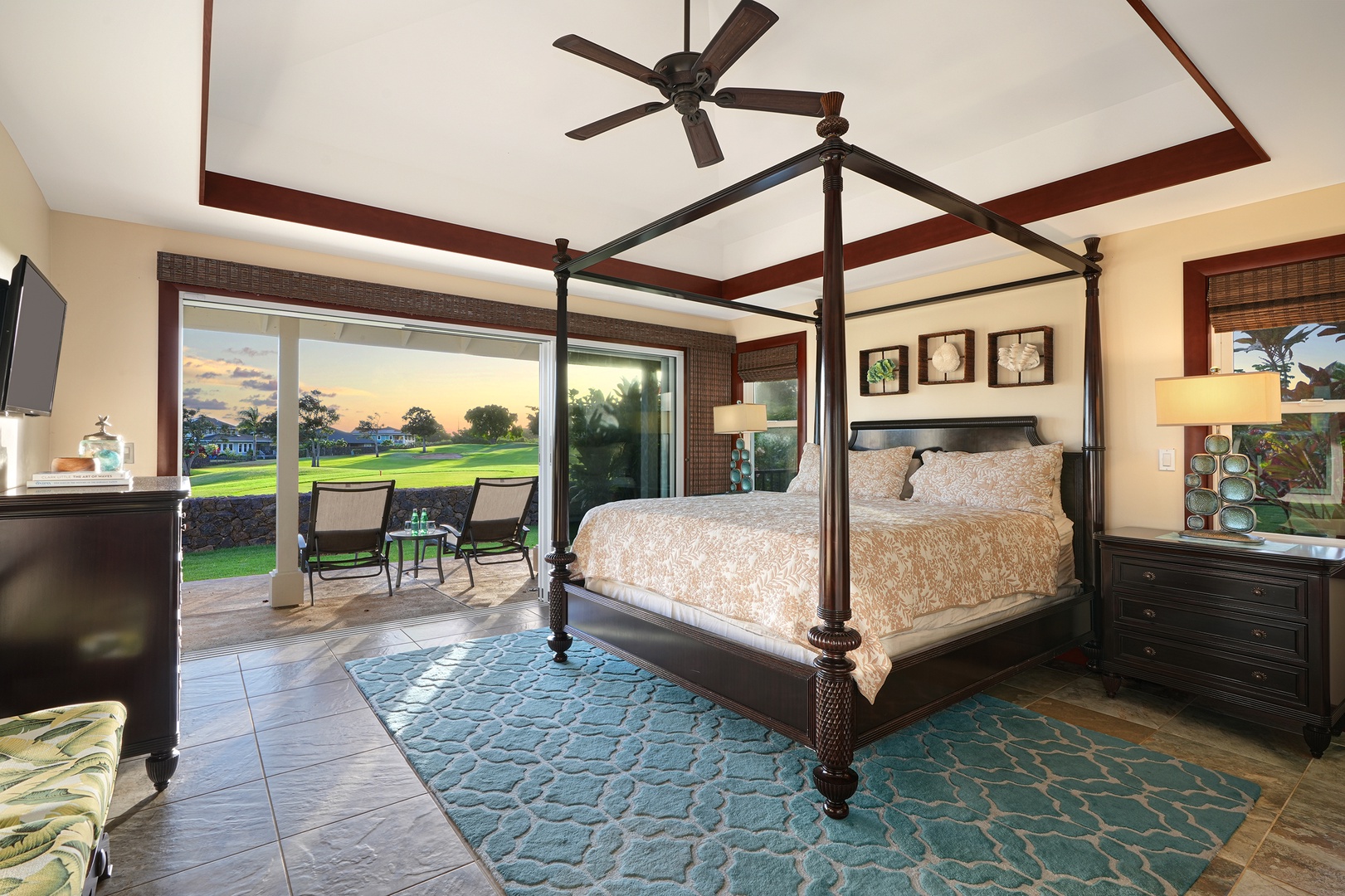 Koloa Vacation Rentals, Kiahuna Lani at Poipu - Primary bedroom