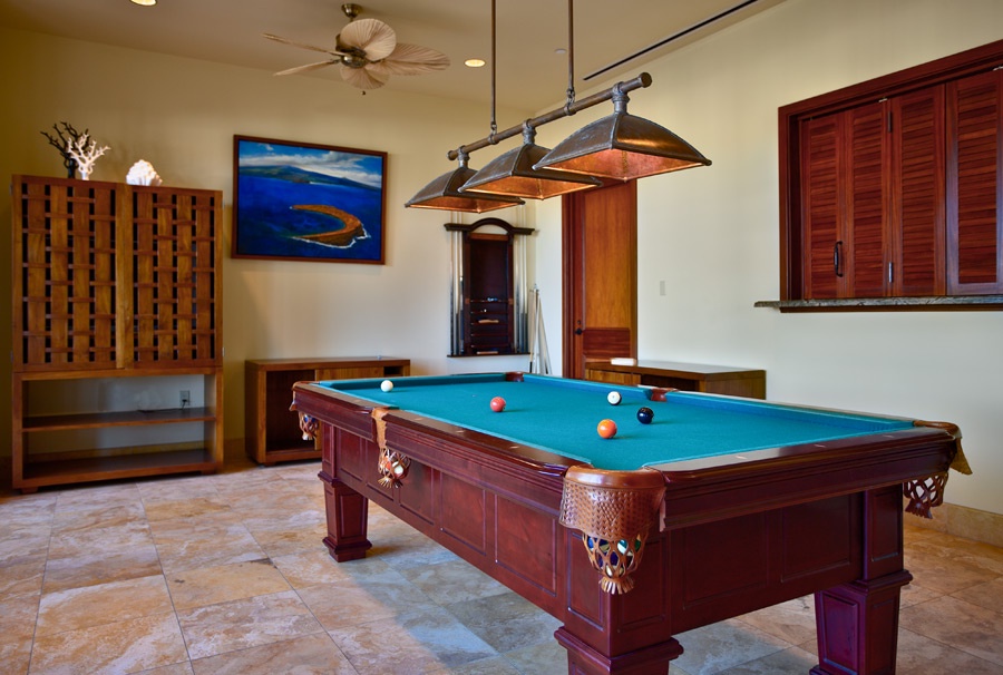 Wailea Vacation Rentals, Pacific Paradise Suite J505 at Wailea Beach Villas* - Billiards Room Wailea Beach Villas