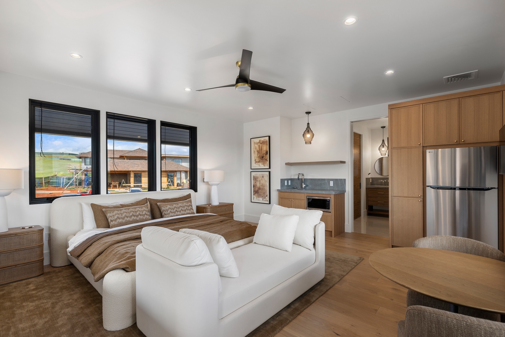Koloa Vacation Rentals, Hale o ka Nene - Relax in the cozy guest suite, a perfect spot for movie nights or quiet evening conversations.