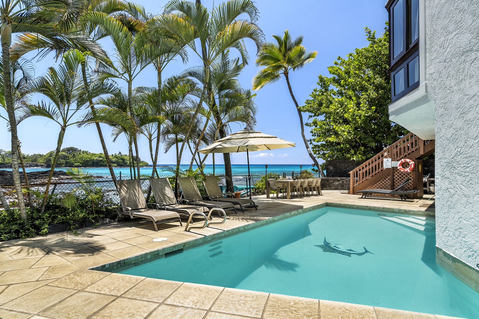 Kailua Kona Vacation Rentals, Kona's Shangri La - Perfectly placed pool with a max depth of 6ft