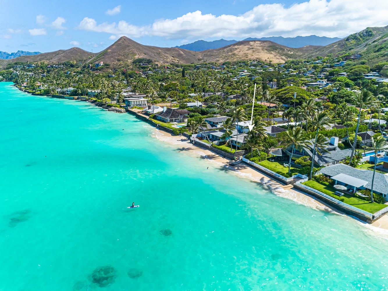 Kailua Vacation Rentals, Lanikai Seashore - This villa is located in a secluded part of Lanikai Beach