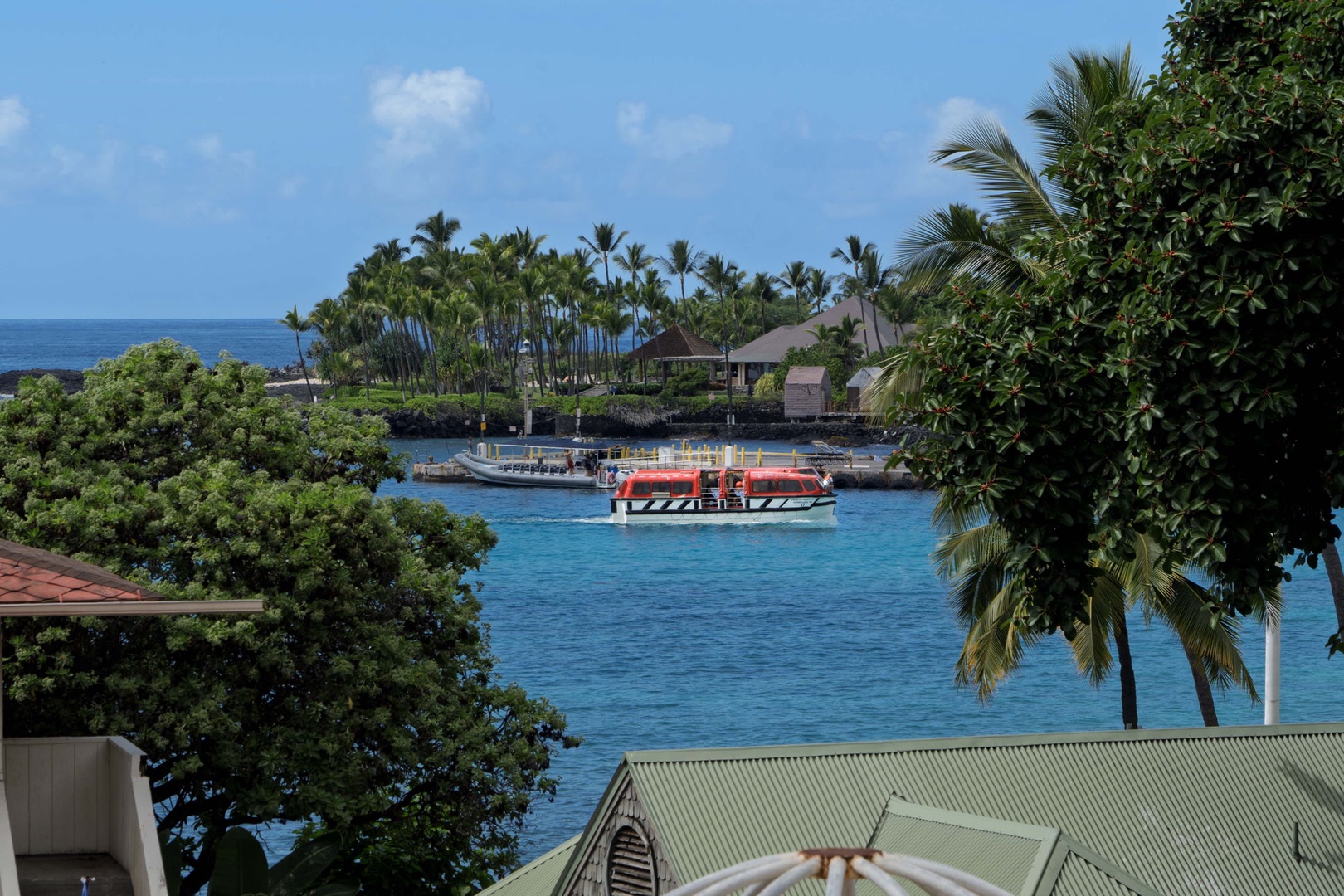 Kailua Kona Vacation Rentals, Kona Plaza 201 - Admire the tranquil lanai views, the perfect spot for quiet mornings or sunset drinks.