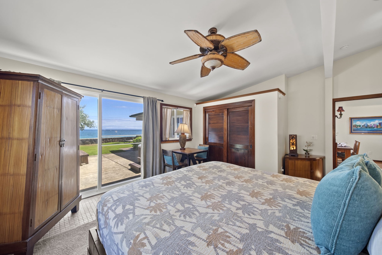 Waialua Vacation Rentals, Hale Oka Nunu - Ocean views from the comfort of your bed