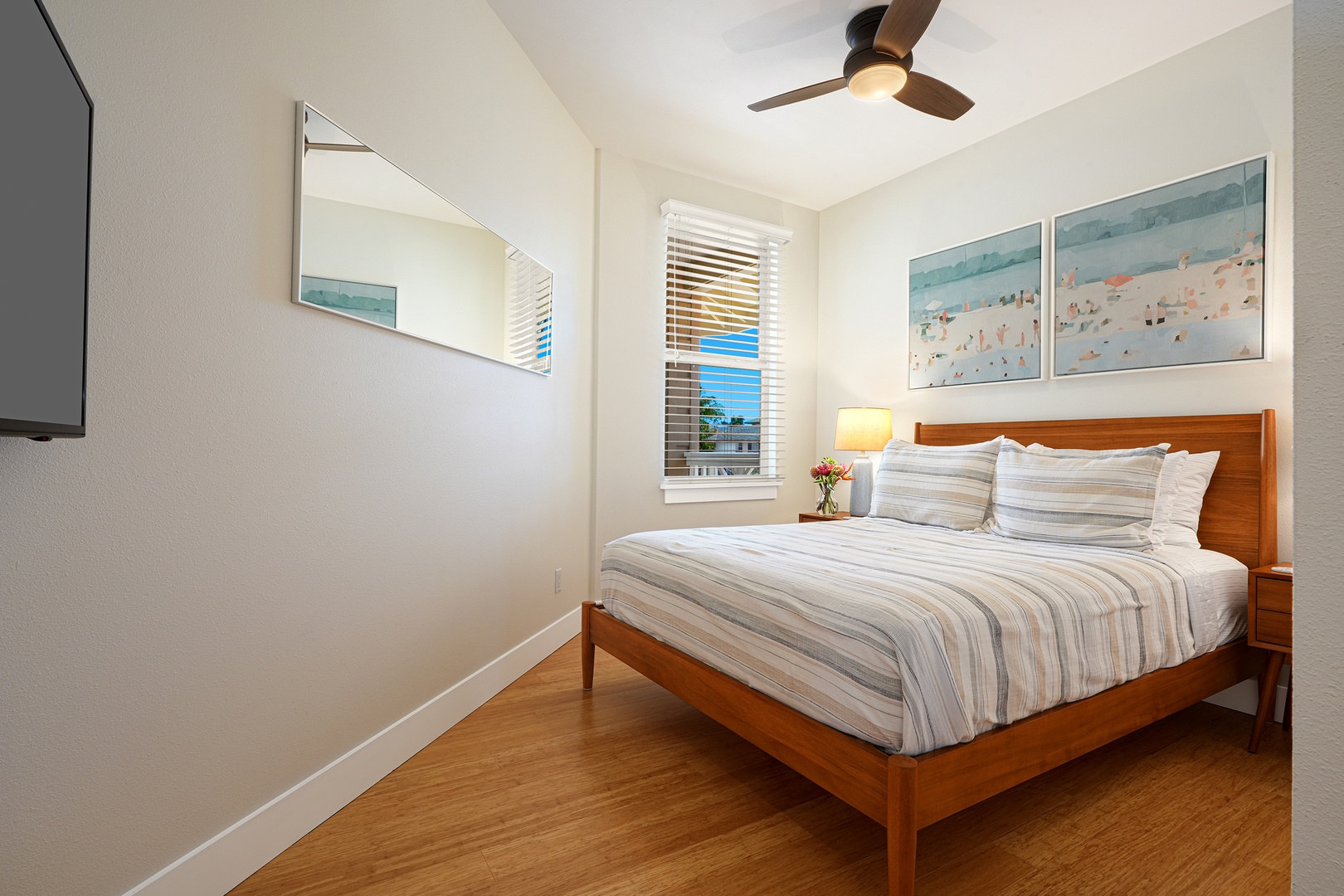Koloa Vacation Rentals, Pili Mai 11K - Guest Bedroom 3 has a queen bed and access to a shared bathroom