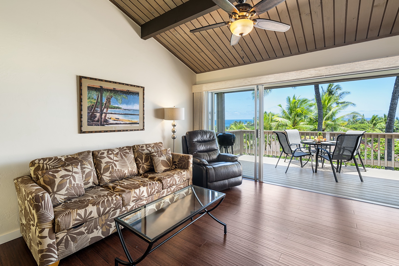 Kailua Kona Vacation Rentals, Keauhou Resort 113 - Electric recliner for the days you just want to relax with a nice book!