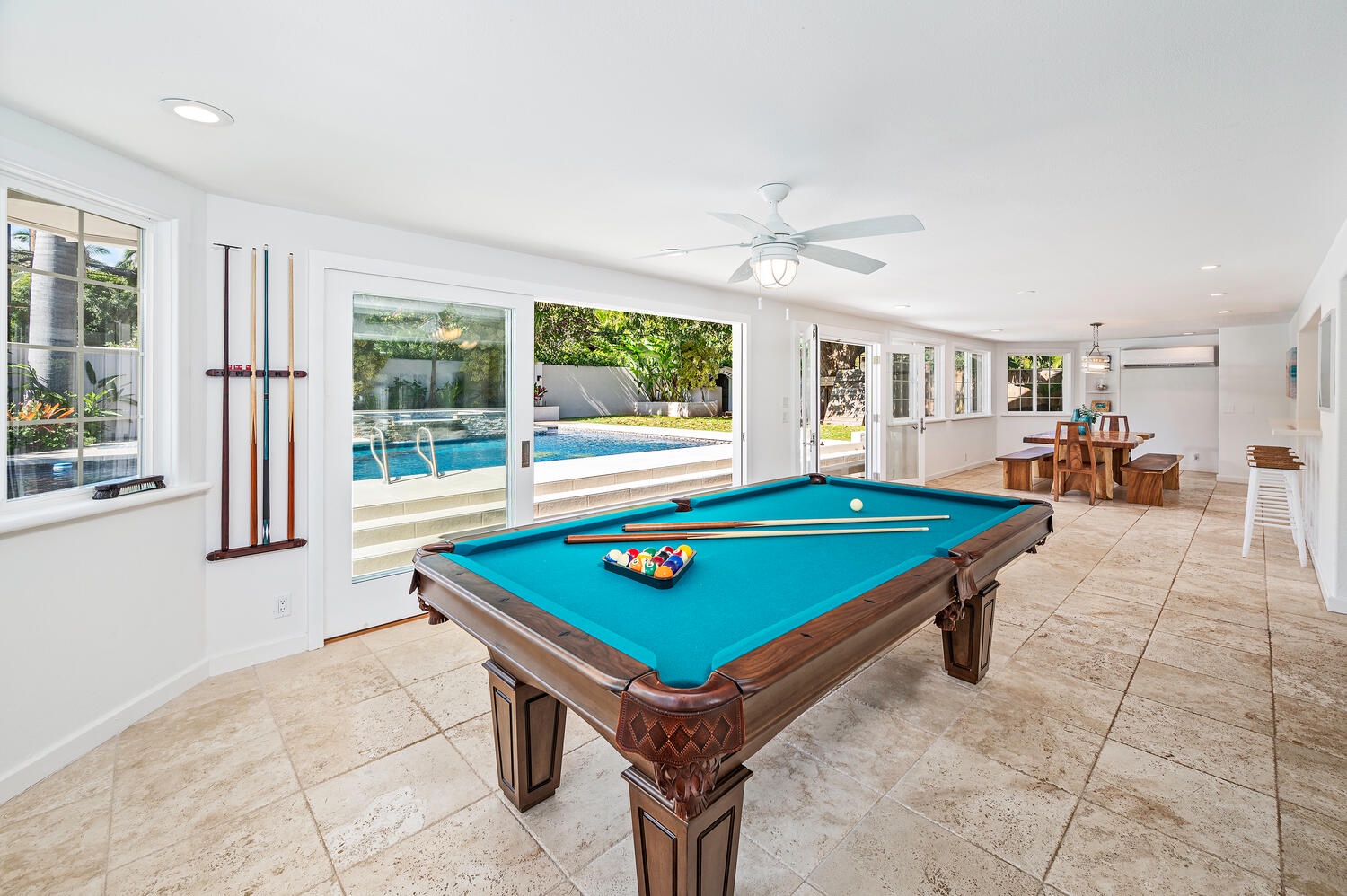 Kailua Vacation Rentals, Villa Hui Hou - Challenge friends to a game on the sleek pool table, where memories and laughter are guaranteed.