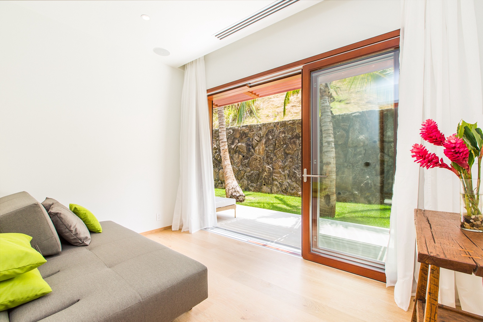 Kailua Vacation Rentals, Lanikai Hillside Estate - Guest Bedroom 3 with mountain views