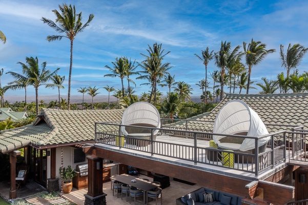 Kamuela Vacation Rentals, Canoe House & Beach Walker at Champion Ridge - View from up high