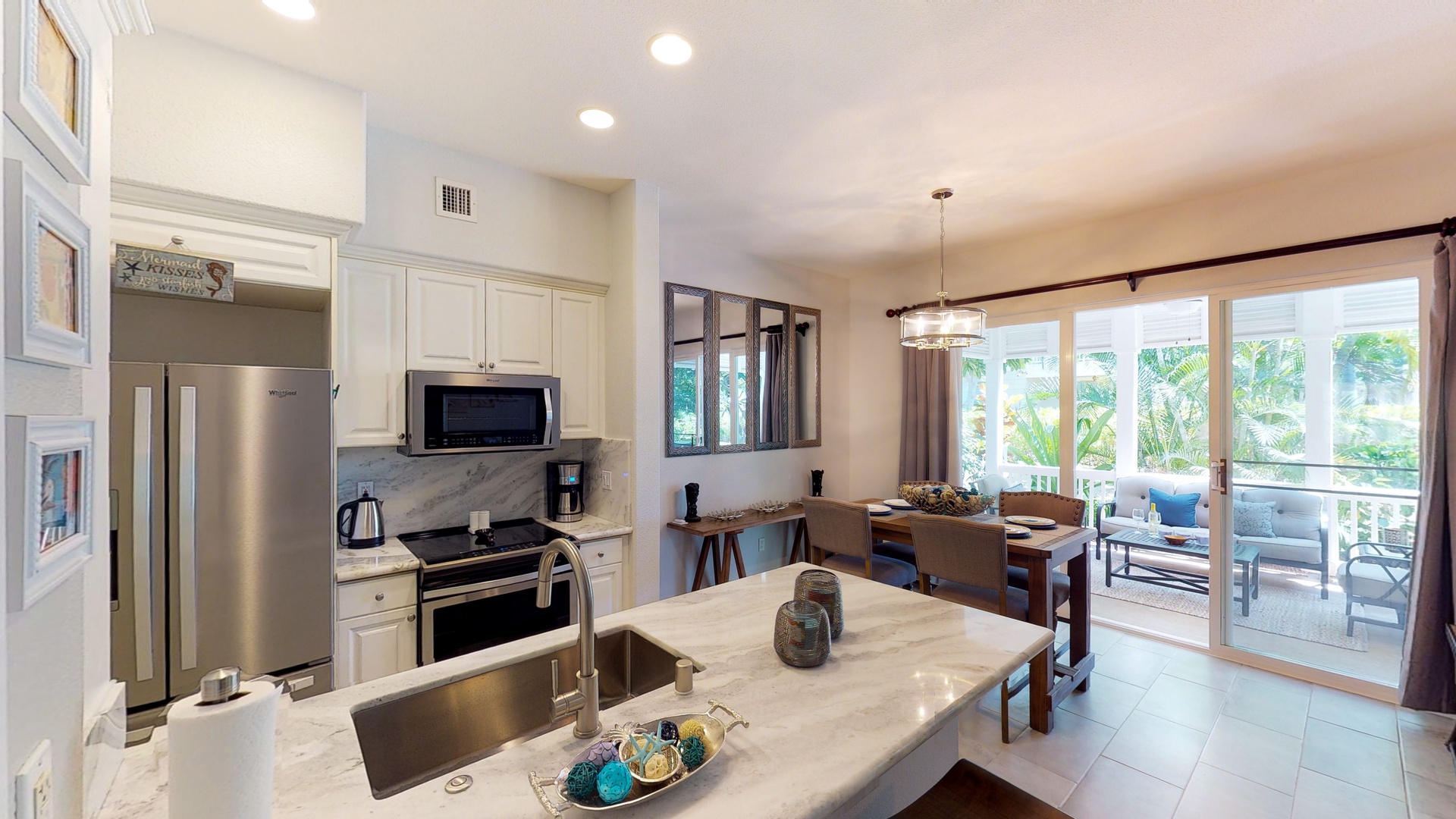 Kapolei Vacation Rentals, Coconut Plantation 1222-3 - The kitchen is equipped with stainless steel appliances for your culinary adventures.