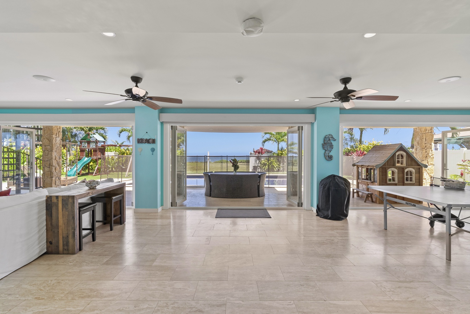 Waialua Vacation Rentals, Kala'iku Estate - Additional living space with Ocean View